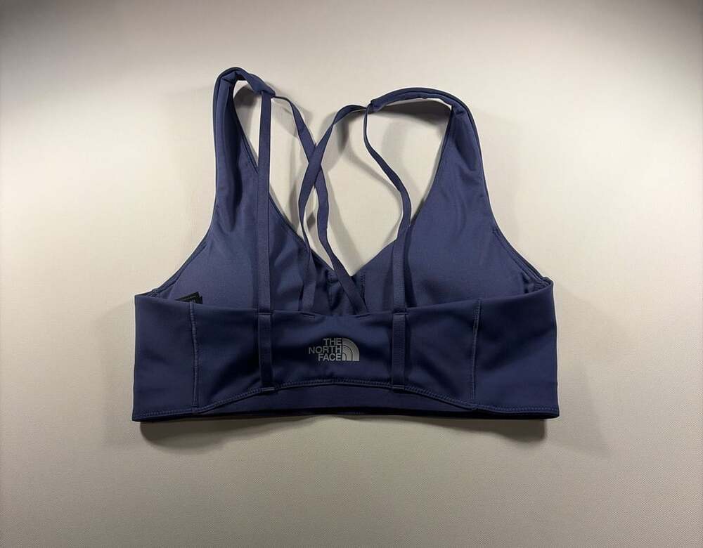 The North Face Flex Sports Bra Size M Blue Strappy Racerback